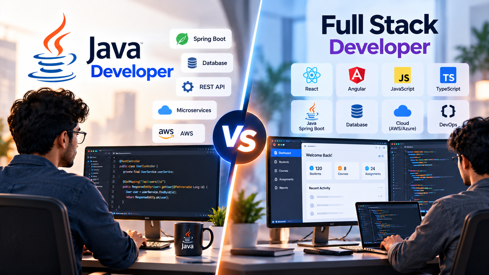 Java Developer vs Full Stack Developer: Key Differences — blog thumbnail
