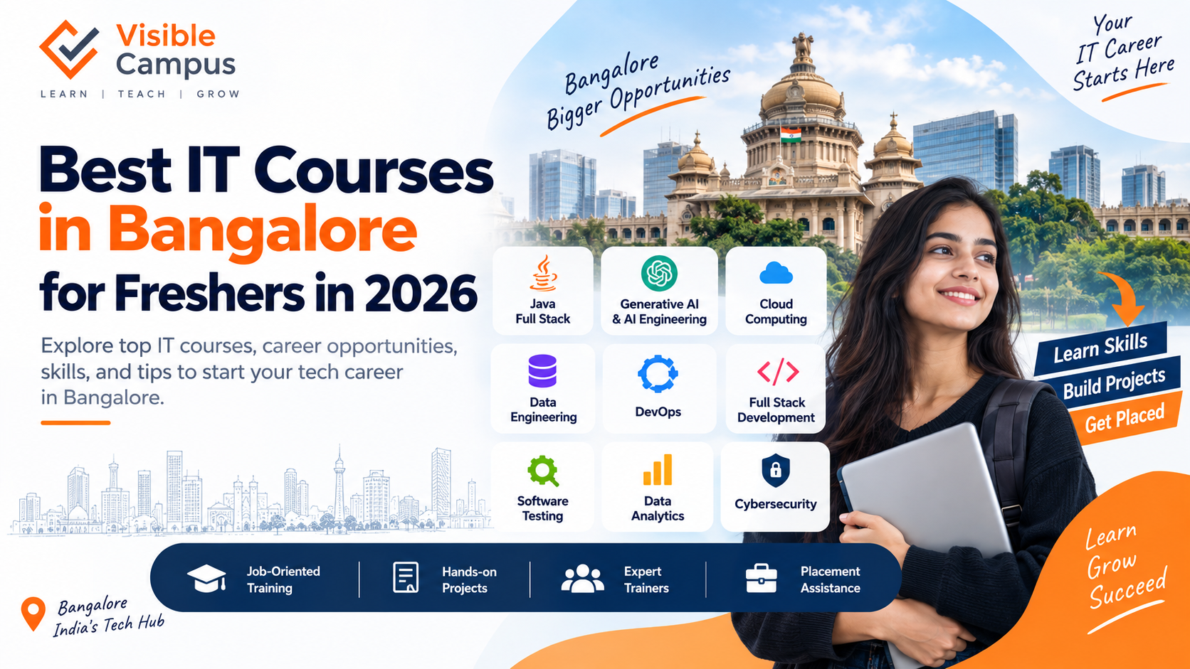 Best IT Courses in Bangalore for Freshers in 2026 — featured image