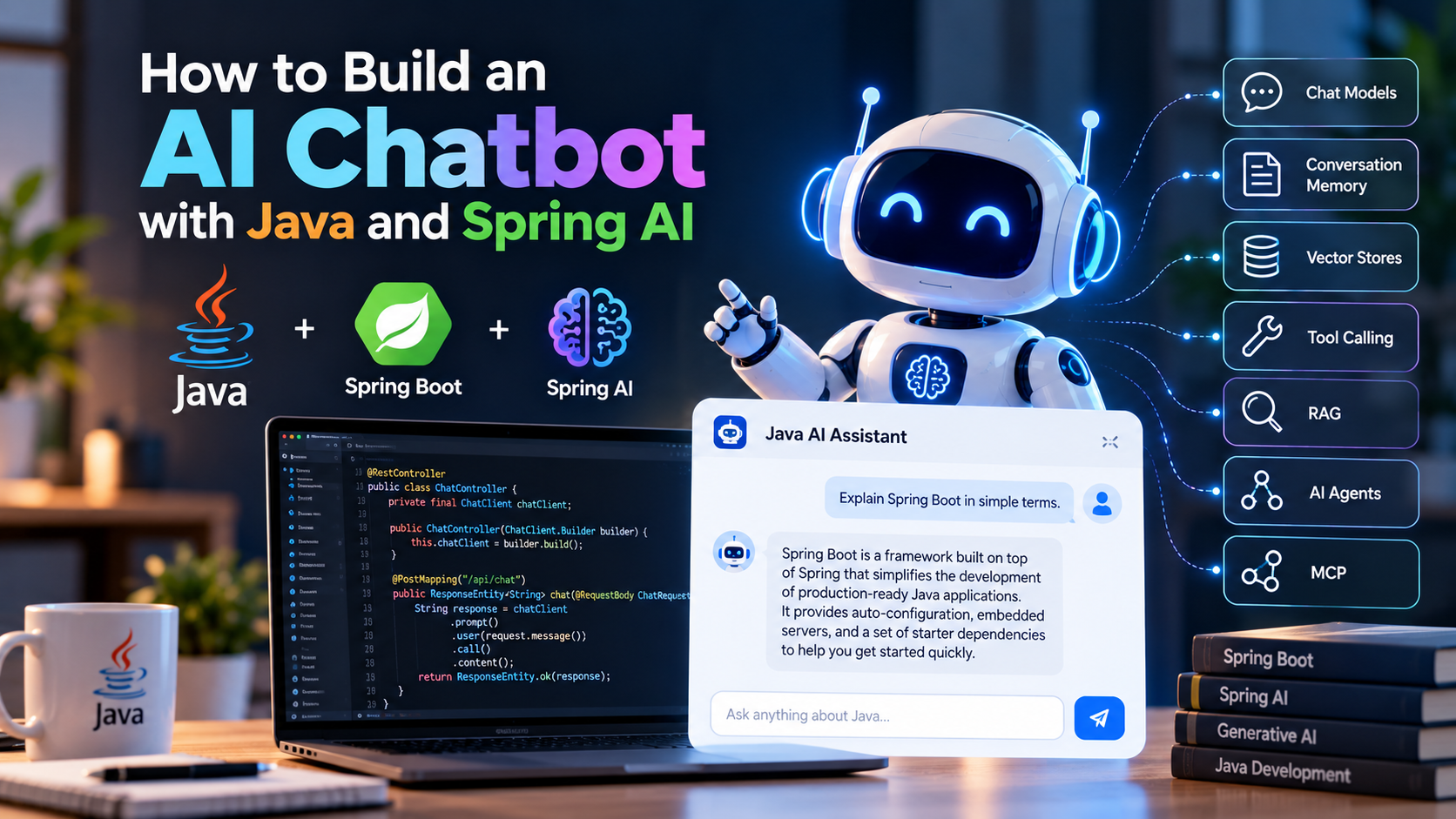 Build an AI Chatbot with Java and Spring AI — featured image