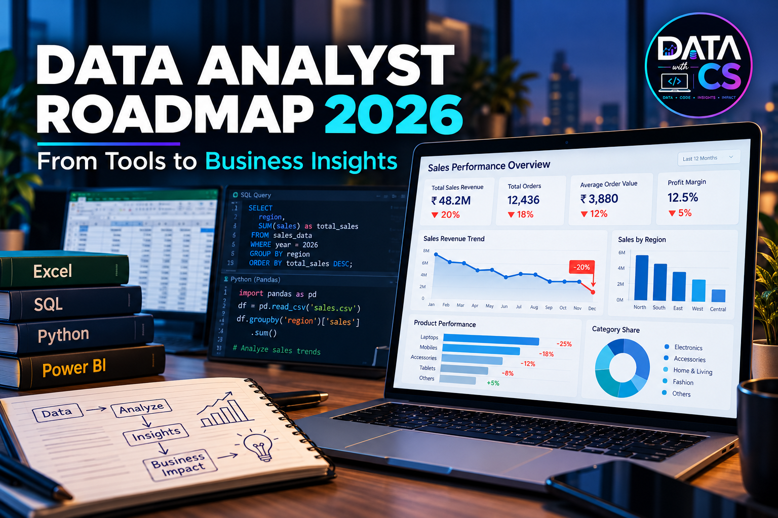 Data Analyst Roadmap 2026 — featured image